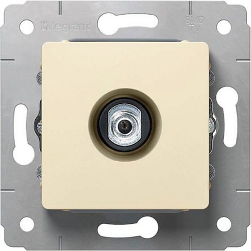 Розетка TV Проходная без рамки Legrand Legrand Cariva 1-м. слоновая кость картинка